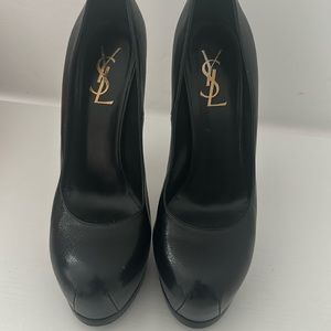 YSL Yves Saint Laurent Black Heels size 8
